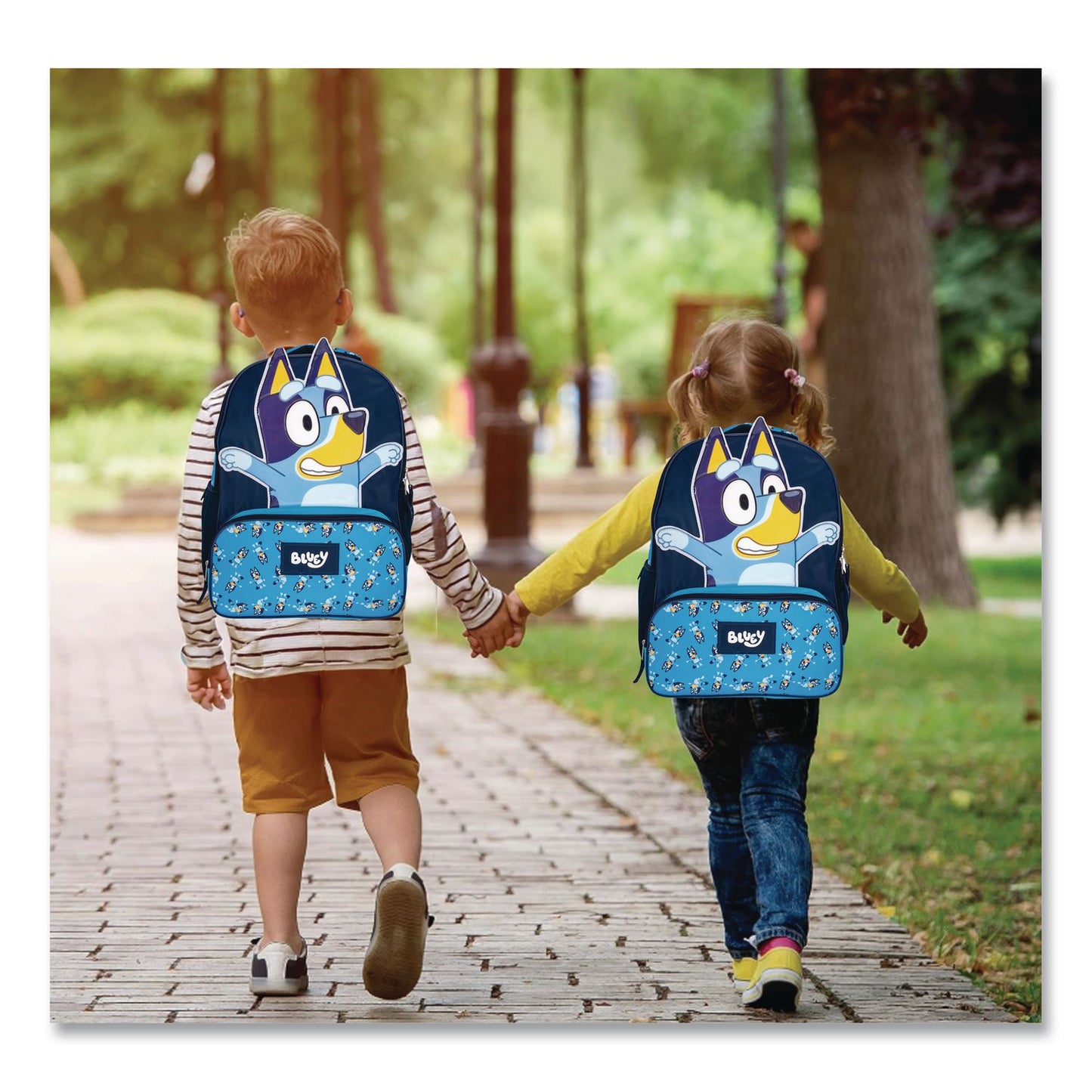 Accessory Innovations Bluey Backpack, 12 x 5 x 16, Blue (AEIB23BY56489RS)