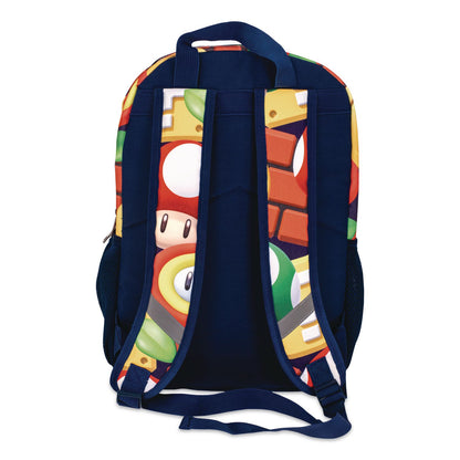 Accessory Innovations Super Mario Backpack, 12 x 5 x 16, Multicolor (AEIS21NN47437FR)