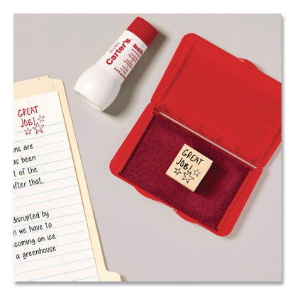 Carter's® Neat-Flo Stamp Pad Inker, 2 oz Bottle, Red, 36/Carton (AVE21447CT)