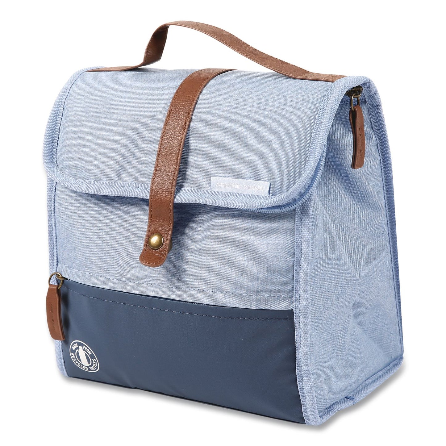 Arctic Zone® Eco Insulated Lunch Sack, 9" x 5.7" x 9.63", Blue (AZN61010050001)