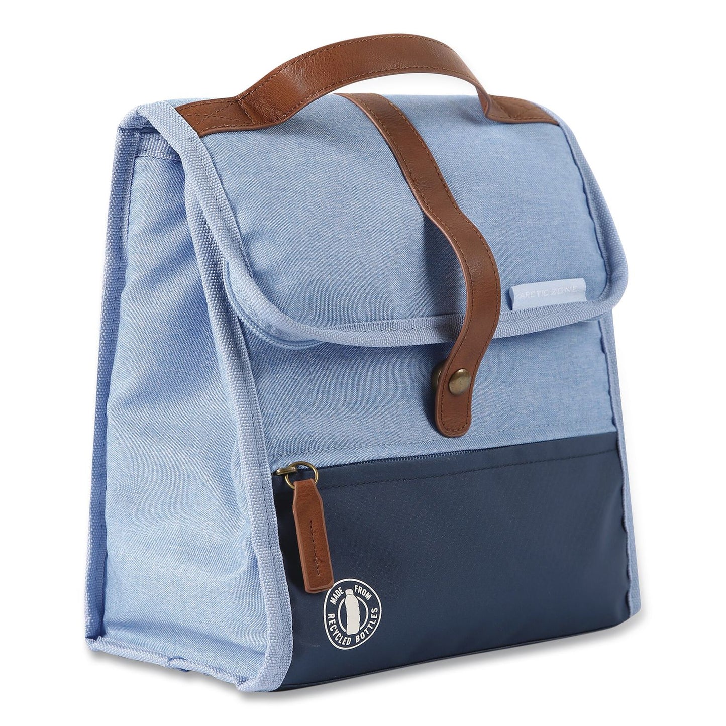 Arctic Zone® Eco Insulated Lunch Sack, 9" x 5.7" x 9.63", Blue (AZN61010050001)