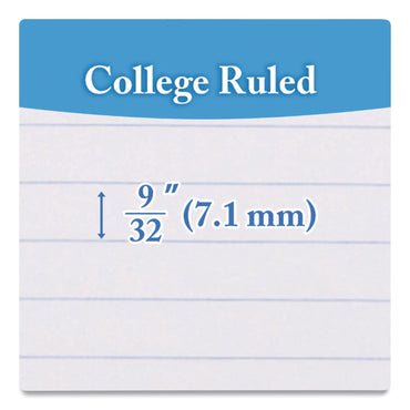 BAZIC® Products Spiral Notebooks, 1-Subject, Medium/College Rule, Randomly Assorted Cover Color, (70) 10.5 x 8 Sheets (BAZ558)
