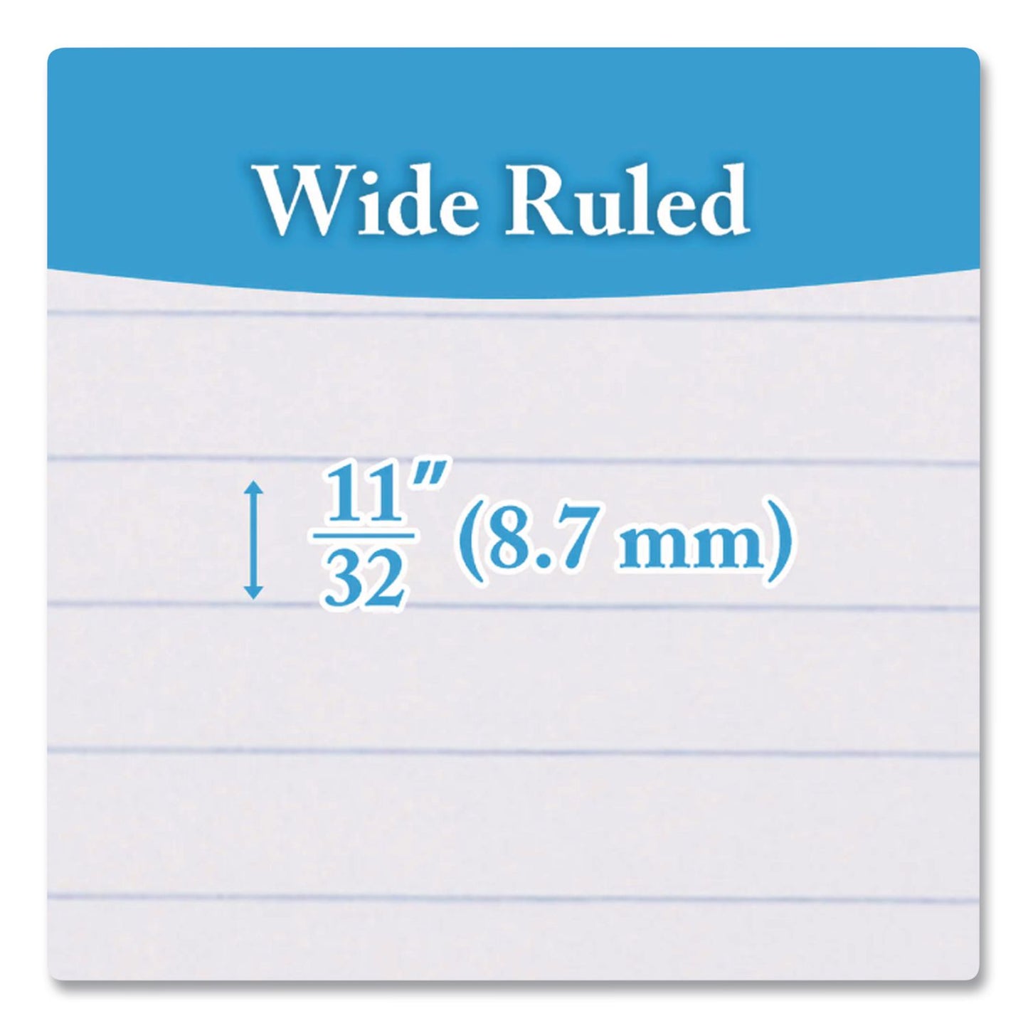 BAZIC® Products Spiral Notebooks, 1-Subject, Wide Rule, Assorted Color Covers, (70) 10.5 x 8 Sheets, 24/Carton (BAZ559)