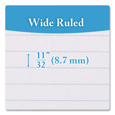 BAZIC® Products Spiral Notebooks, 1-Subject, Wide Rule, Assorted Color Covers, (70) 10.5 x 8 Sheets, 24/Carton (BAZ559)