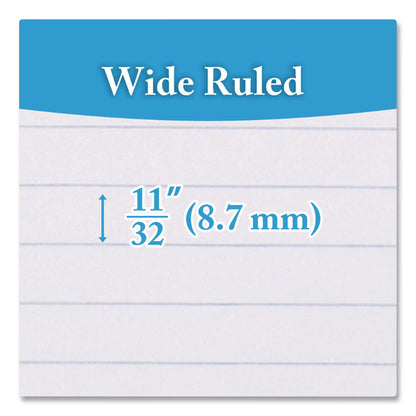 BAZIC® Products Spiral Notebooks, 5-Subject, Wide/Legal Rule, Randomly Assorted Color Cover, (150) 10.5 x 8 Sheets (BAZ580BAZIC)