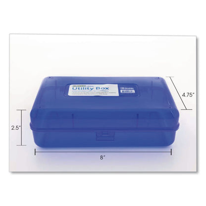 BAZIC® Products Clasp Pencil Case, 8" x 4.75" x 2.5", Randomly Assorted Color (BAZ842)