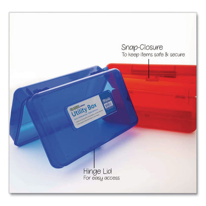 BAZIC® Products Clasp Pencil Case, 8" x 4.75" x 2.5", Randomly Assorted Color (BAZ842)
