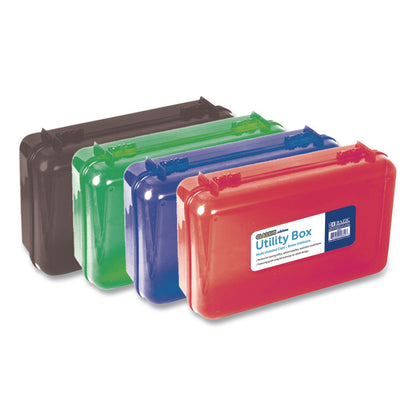 BAZIC® Products Clasp Pencil Case, 8" x 4.75" x 2.5", Randomly Assorted Color (BAZ842)