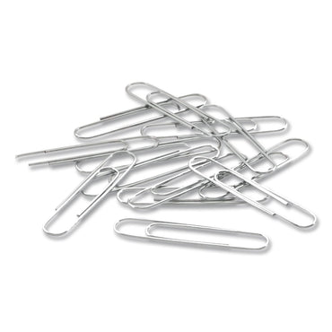 ACCO Paper Clips, #1, Smooth, Silver, 100 Clips/Box (ACC72380BX)