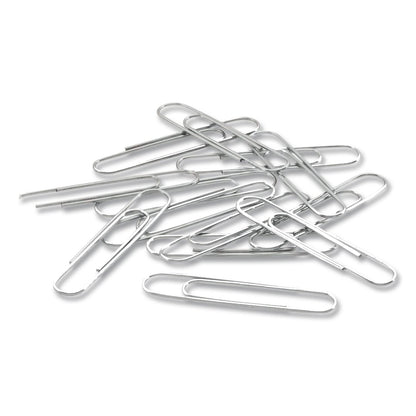 ACCO Paper Clips, #1, Smooth, Silver, 100 Clips/Box (ACC72380BX)