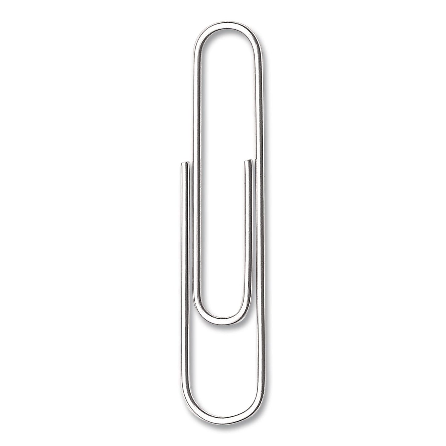 ACCO Paper Clips, Jumbo, Smooth, Silver, 20-Sheet Capacity, 100 Clips/Box (ACC72580BX)