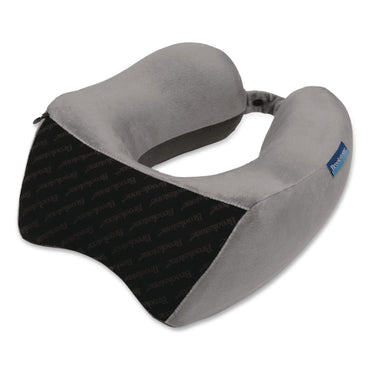 Brookstone® Flex Curve Neck Pillow, One Size Fits Most, Black/Gray (BKTBCPP0002094)