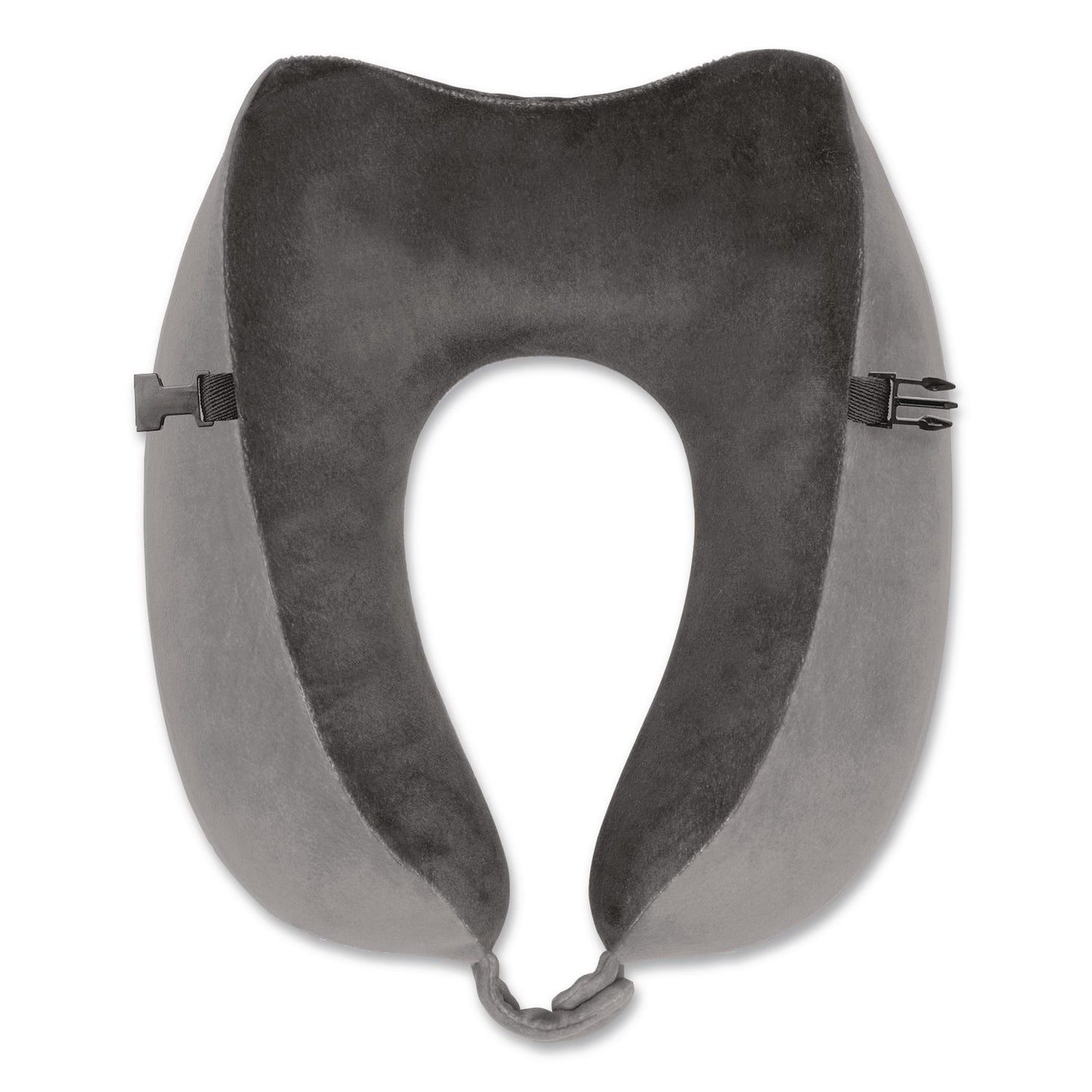 Brookstone® Flex Curve Neck Pillow, One Size Fits Most, Black/Gray (BKTBCPP0002094)