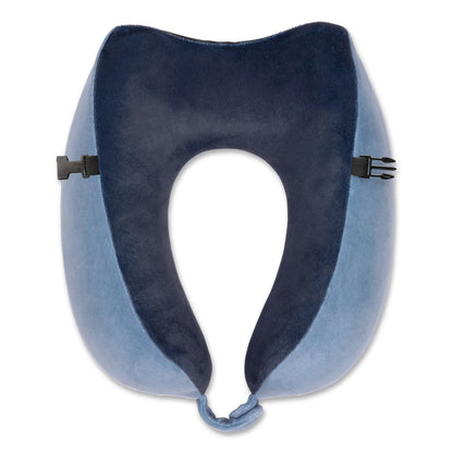 Brookstone® Flex Curve Neck Pillow, One Size Fits Most, Blue (BKTBCPP0002442)