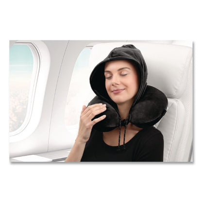 Brookstone® Hooded Memory Foam Pillow, One Size Fits Most, Black (BKTBNPM0006)