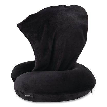 Brookstone® Hooded Memory Foam Pillow, One Size Fits Most, Black (BKTBNPM0006)