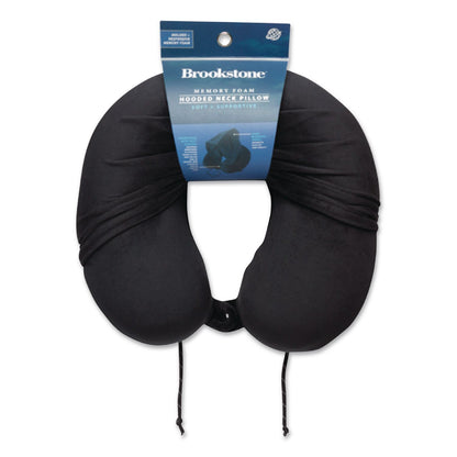 Brookstone® Hooded Memory Foam Pillow, One Size Fits Most, Black (BKTBNPM0006)
