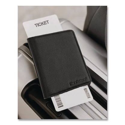 Brookstone® RFID Passport Holder, Polyurethane, Black (BKTBOAW0003010)