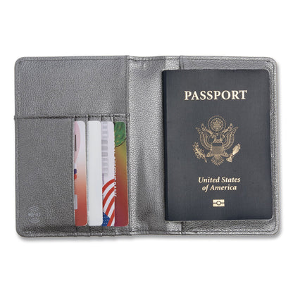 Brookstone® RFID Passport Holder, Polyurethane, Dark Gray (BKTBOAW0003021)