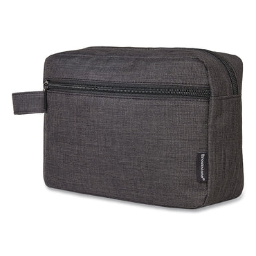 Brookstone® Fabric Travel Pouch, 8.27 x 2.76 x 6.3, Black (BKTBOBD0002)