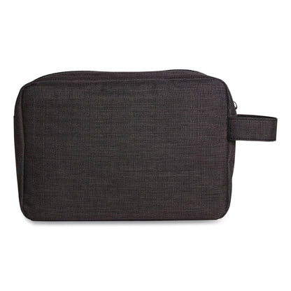 Brookstone® Fabric Travel Pouch, 8.27 x 2.76 x 6.3, Black (BKTBOBD0002)