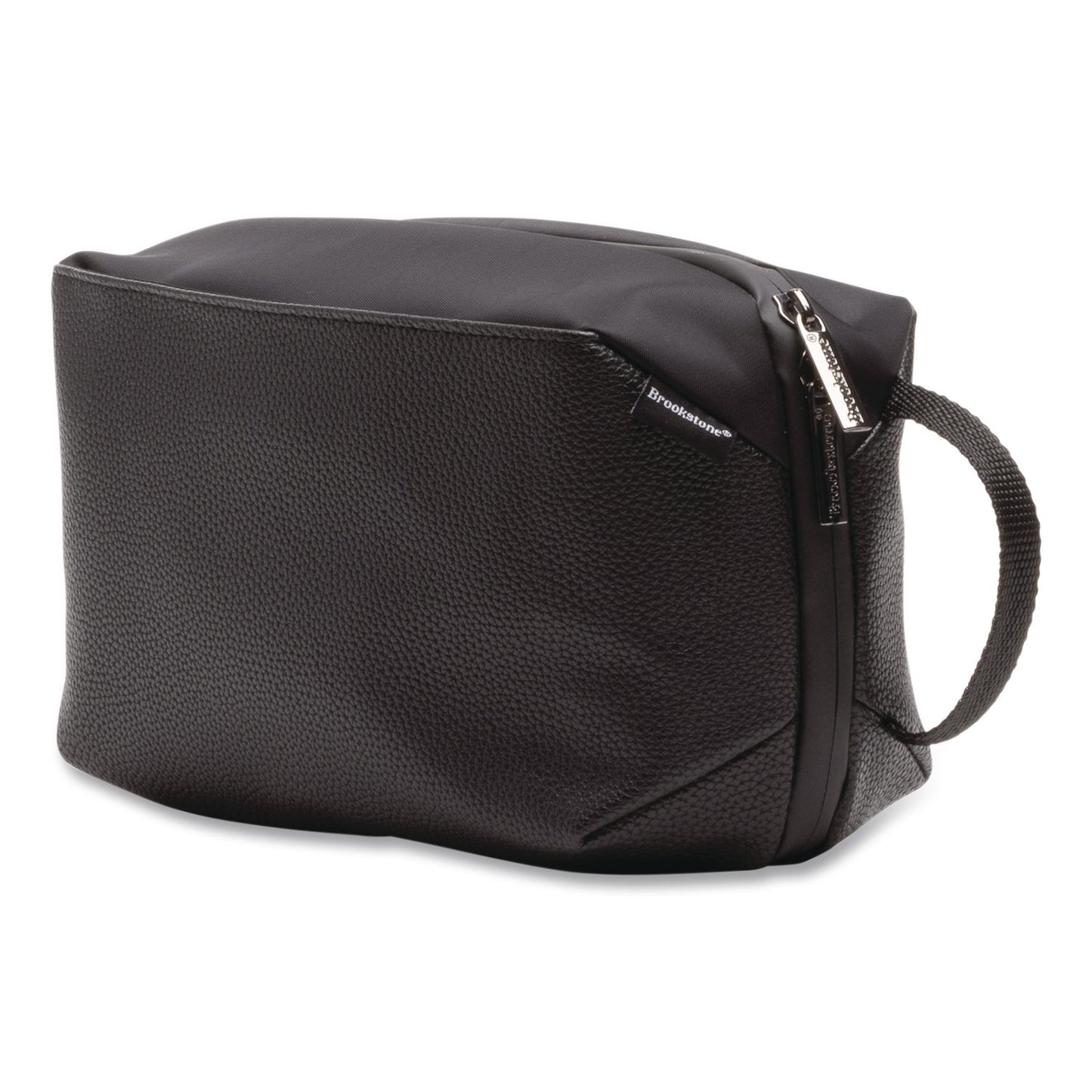 Brookstone® Polyester Toiletry Bag, 10.5 x 4.5 x 6.75, Black (BKTBOBD0004)