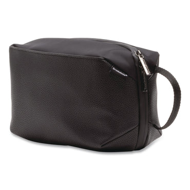 Brookstone® Polyester Toiletry Bag, 10.5 x 4.5 x 6.75, Black (BKTBOBD0004)