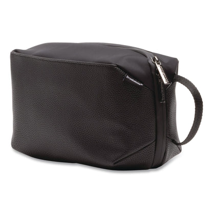 Brookstone® Polyester Toiletry Bag, 10.5 x 4.5 x 6.75, Black (BKTBOBD0004)
