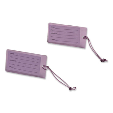 bugatti Bondstreet Luggage Tag, PVC, Purple (BUGTAC5414BSBLK)