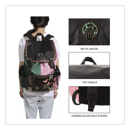 Bioworld® Wicked Backpack, Fits Devices Up to 15.9", 11 x 7 x 17, Multicolor (BWRBPA858TWKDPP)