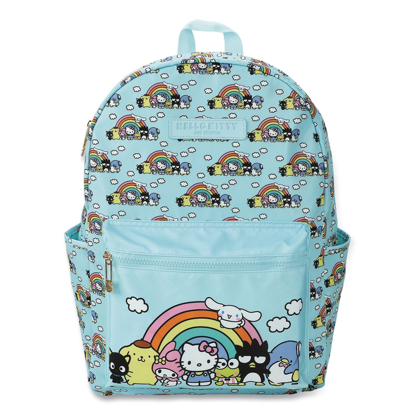 Bioworld® Hello Kitty and Friends Travel Backpack, Fits Devices Up to 15.9", 12 x 7 x 16, Multicolor (BWRBPA879SHSRPP)