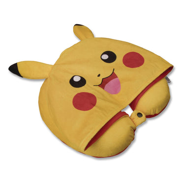 Bioworld® Pokemon Hooded Neck Pillow, 11 x 3 x 10.5, Yellow (BWRNPY5ZCCPOKTA)