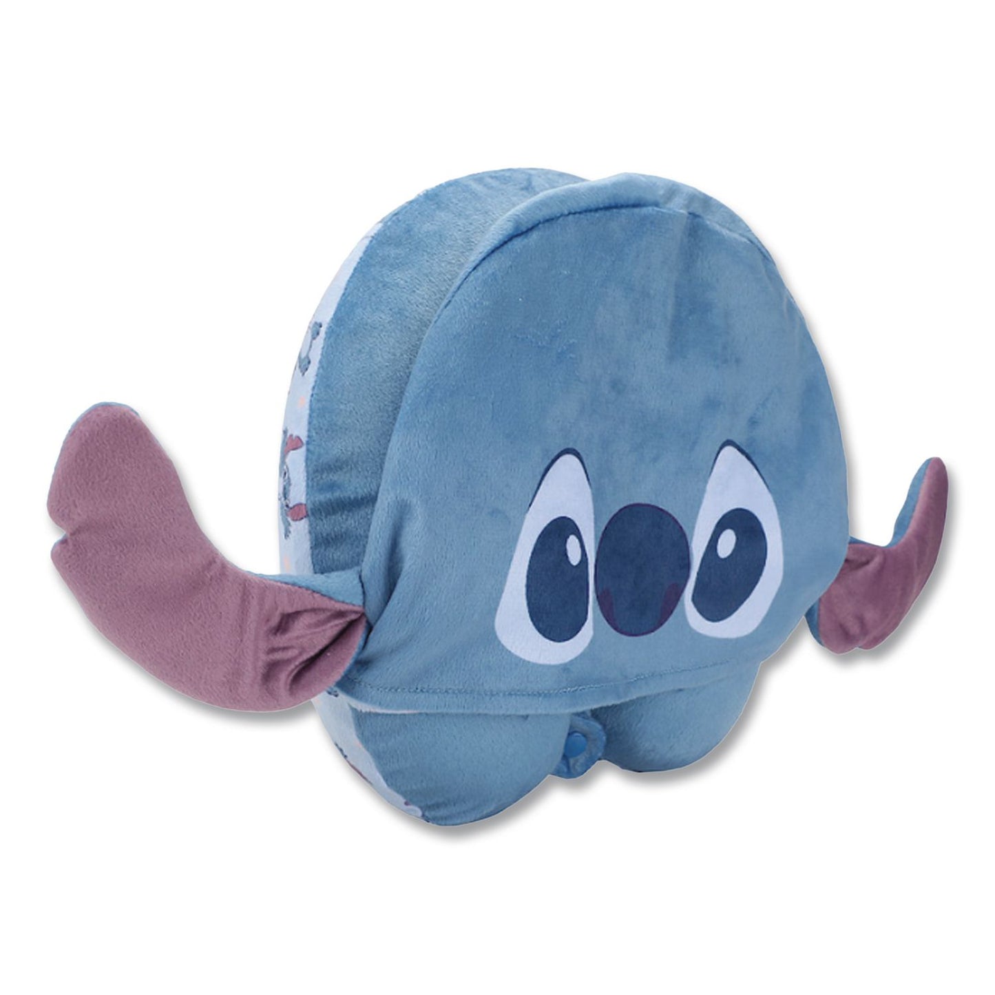 Bioworld® Stitch Hooded Polyester Travel Pillow, 11 x 3 x 10.5, Blue (BWRNPY7MRFDSCPP)