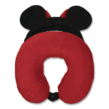 Bioworld® Minnie Mouse Hooded Neck Pillow, 11 x 3 x 10.5, Black/Red (BWRNPY621FDSYTA)