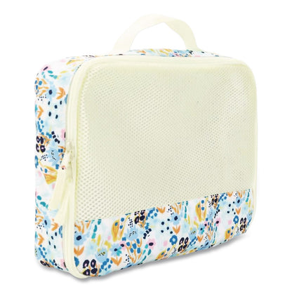 Bioworld® Floral Print Four-Piece Packing Cube Set, Assorted Sizes (BWRPAA8443PLBPP)