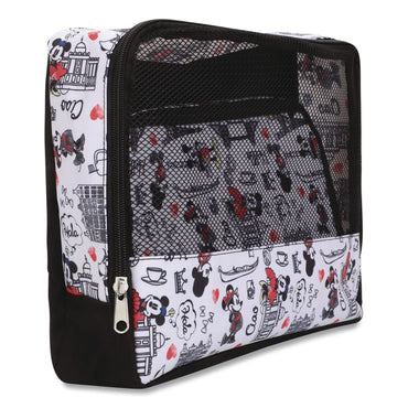 Bioworld® Minie and Mickey Mouse Four-Piece Packing Cube Set, Assorted Sizes (BWRPAY2JS2DSYPP)