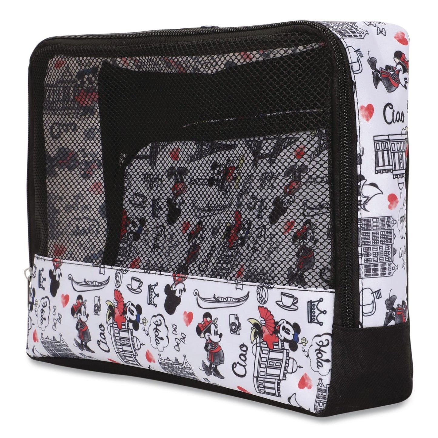 Bioworld® Minie and Mickey Mouse Four-Piece Packing Cube Set, Assorted Sizes (BWRPAY2JS2DSYPP)