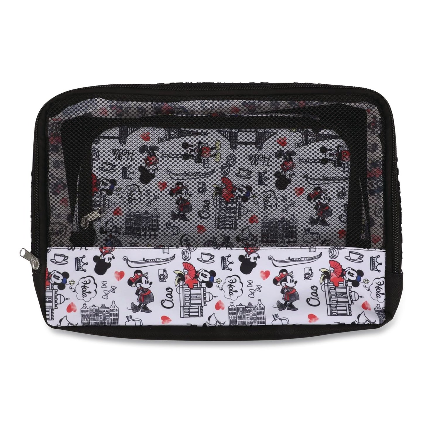 Bioworld® Minie and Mickey Mouse Four-Piece Packing Cube Set, Assorted Sizes (BWRPAY2JS2DSYPP)
