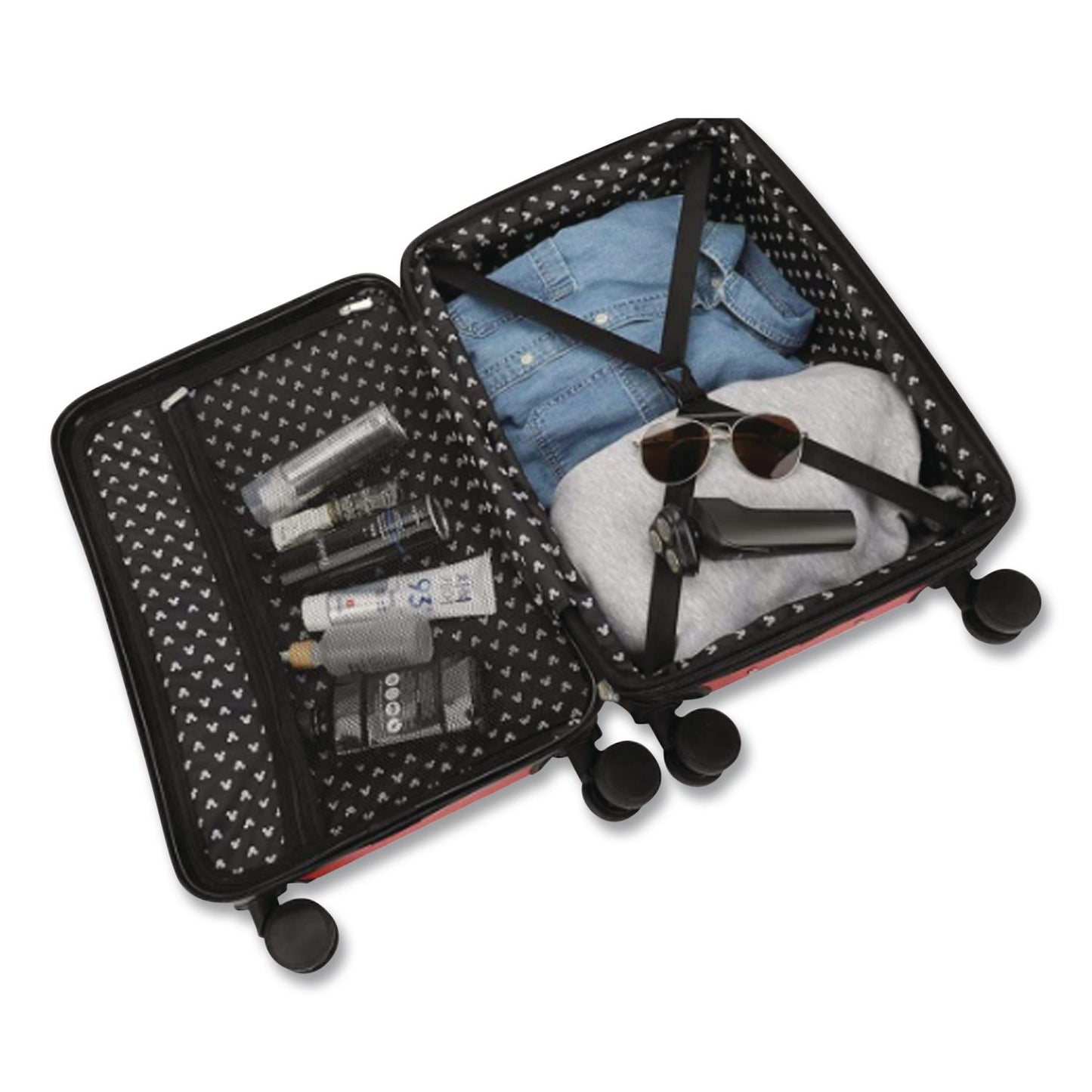 Bioworld® Mickey Mouse Hardside Carry-On Suitcase, 13.5 x 8.5 x 22 (BWRLRA89EDDSYPP)