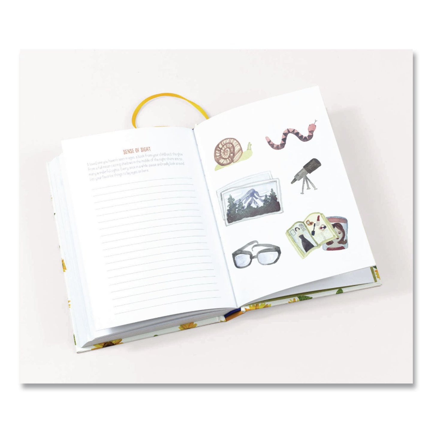 CHRONICLE BOOKS Guided Journal: A Life of Gratitude by Lori Roberts, Yellow Cover, (224) 7.25 x 5.37 Sheets (CHB978145216431)