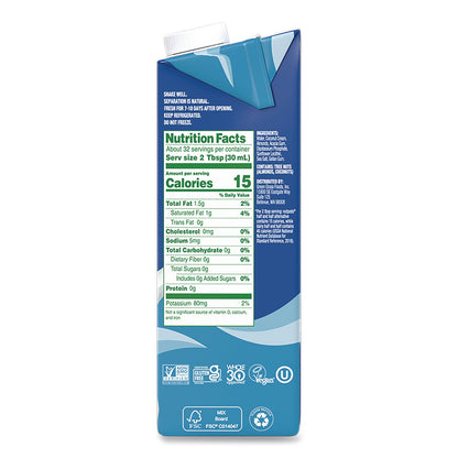 nutpods® Half and Half Dairy-Free Liquid Creamer, 32 oz Carton (GMT5000393093)