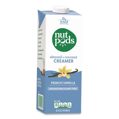 nutpods® French Vanilla Dairy-Free Liquid Creamer, 32 oz Carton (GMT5000393094)