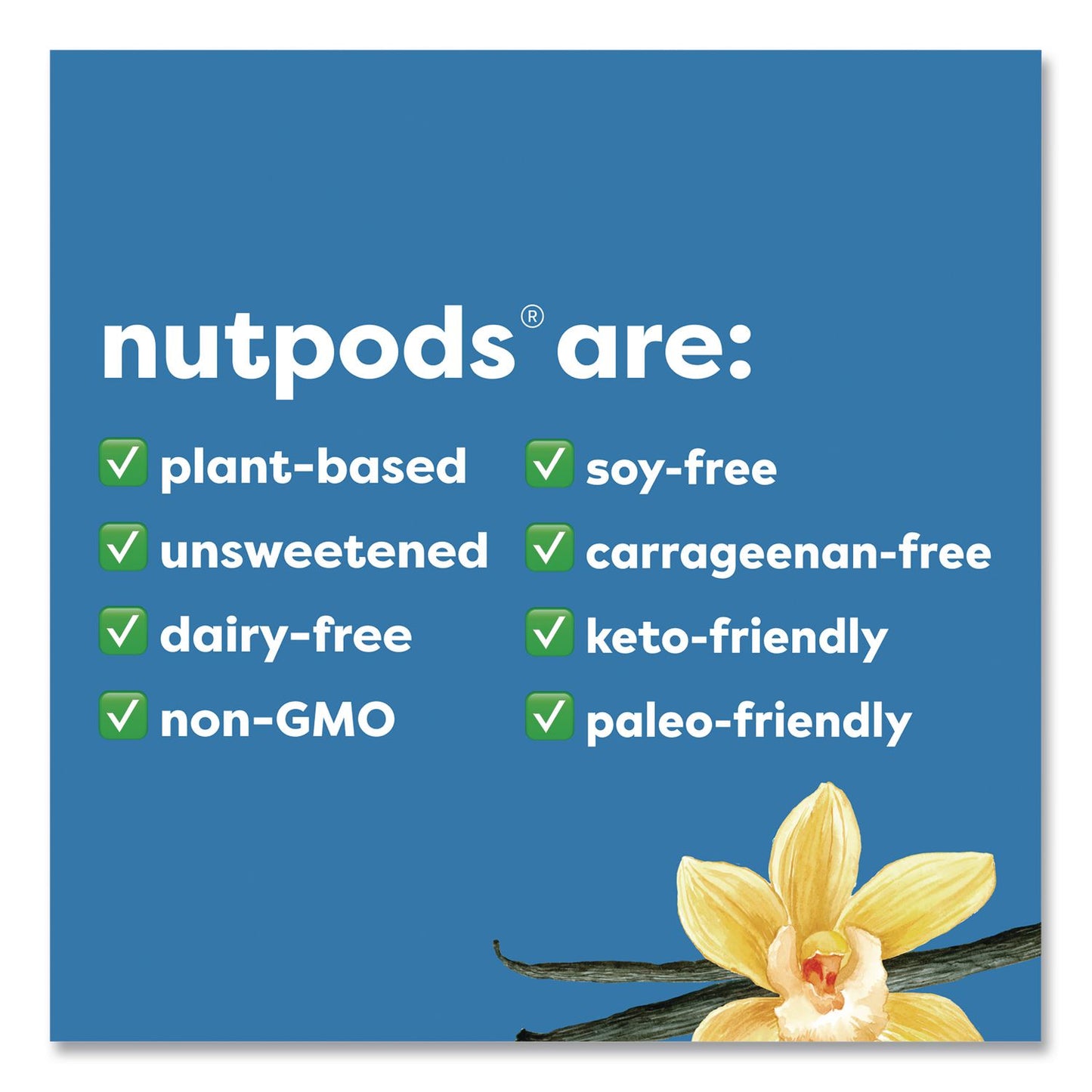 nutpods® French Vanilla Dairy-Free Liquid Creamer, 32 oz Carton (GMT5000393094)