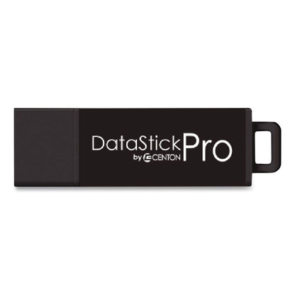 Centon DataStick Pro USB 3.2 Type A Flash Drive, 8 GB, Black, 10/Pack (CELC1U3P68G10B)