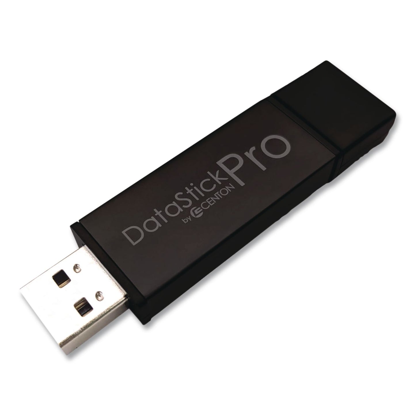 Centon DataStick Pro USB 3.2 Type A Flash Drive, 8 GB, Black, 10/Pack (CELC1U3P68G10B)