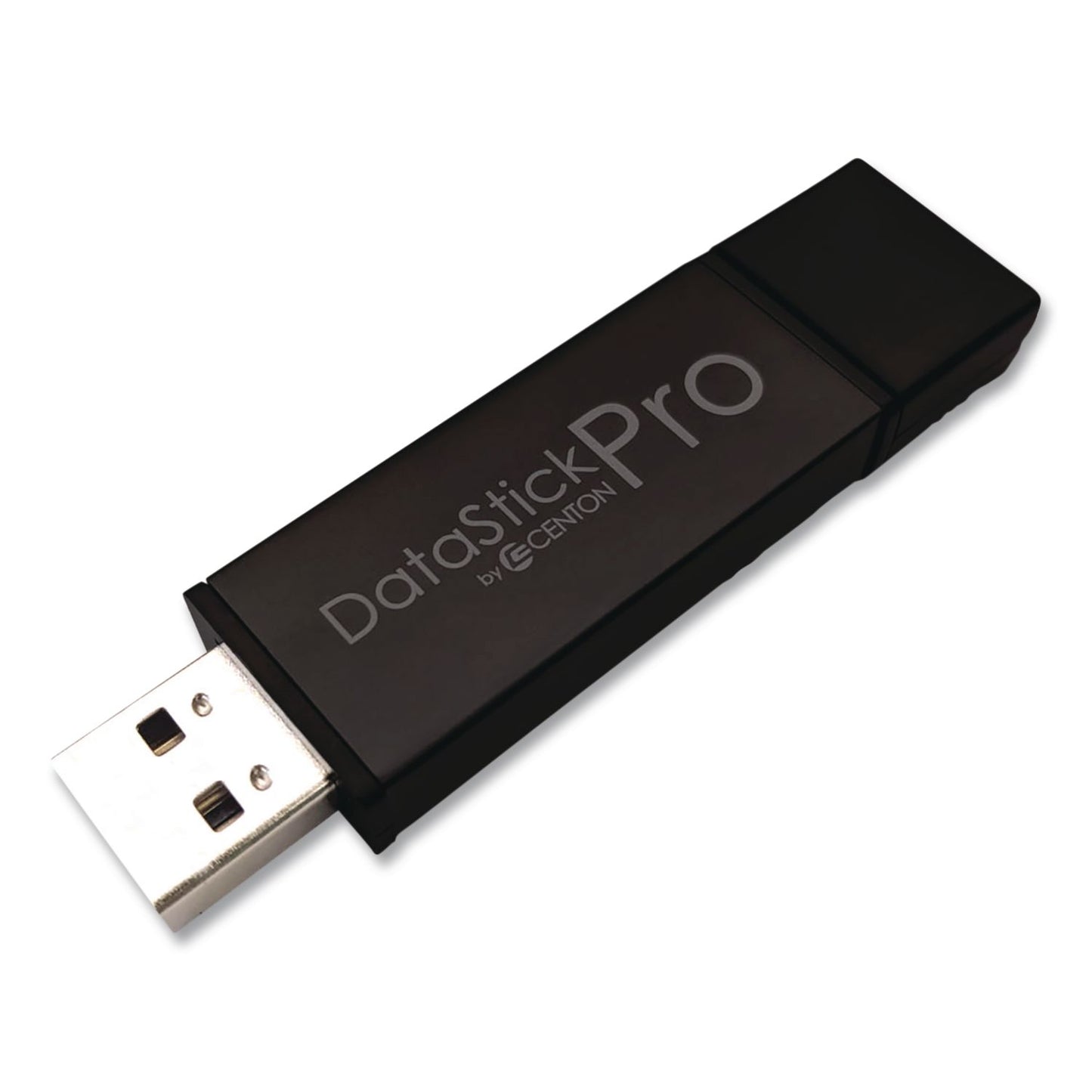 Centon DataStick Pro USB 3.2 Type A Flash Drive, 256 GB, Black, 10/Pack (CELC1U3P6256G10)