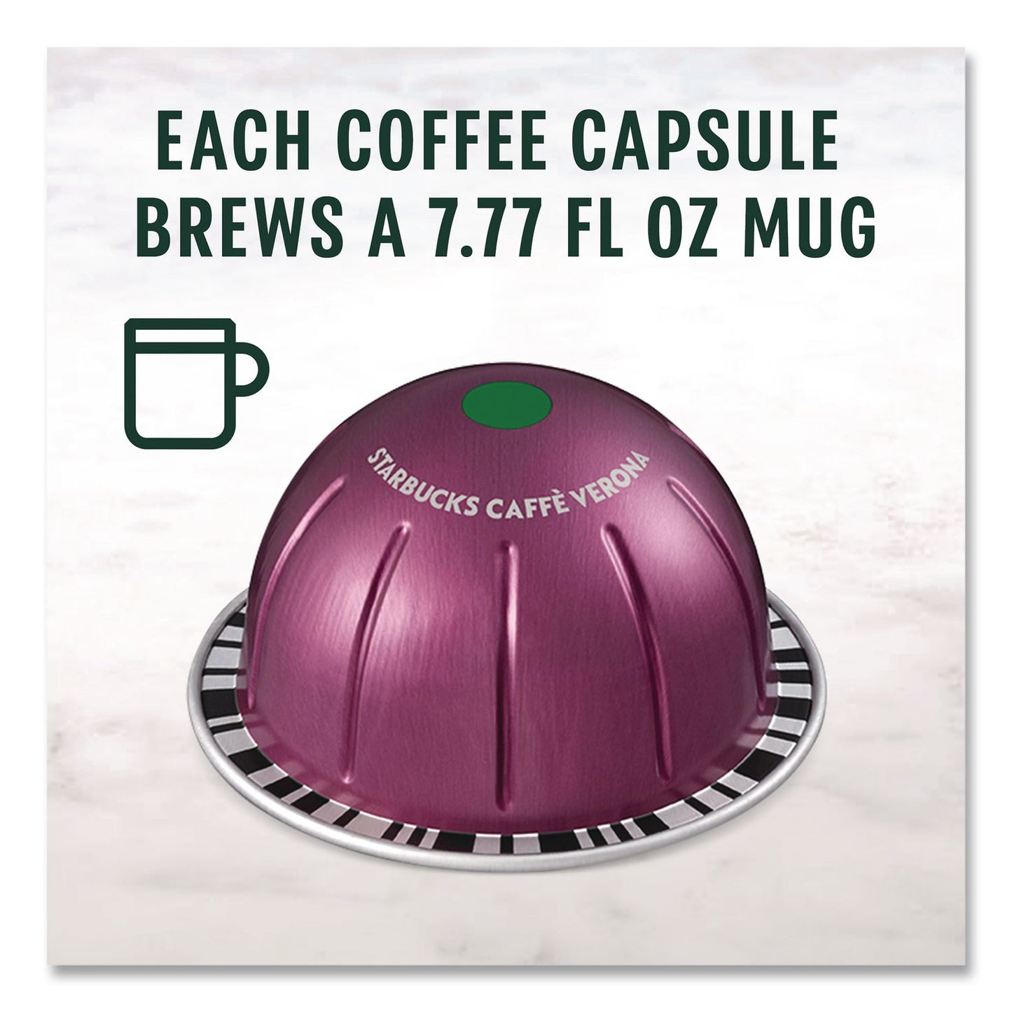 Starbucks® By NESPRESSO® Caffe Verona Vertuo Pod, 8/Pack, 4 Packs/Box (SBK117661)