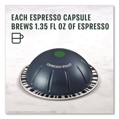 Starbucks® By NESPRESSO® Espresso Roast Vertuo Pod, 10/Pack, 5 Packs/Box (SBK117662)