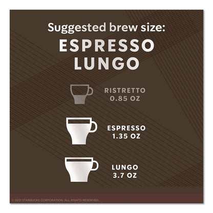 Starbucks® By NESPRESSO® Italian Roast Original Pod, 10/Pack, 5 Packs/Box (SBK123469)