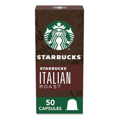 Starbucks® By NESPRESSO® Italian Roast Original Pod, 10/Pack, 5 Packs/Box (SBK123469)